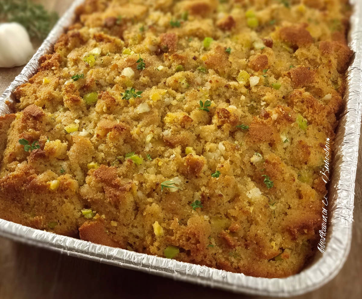 Classic Southern Cornbread Dressing: A Holiday Table Must-Have